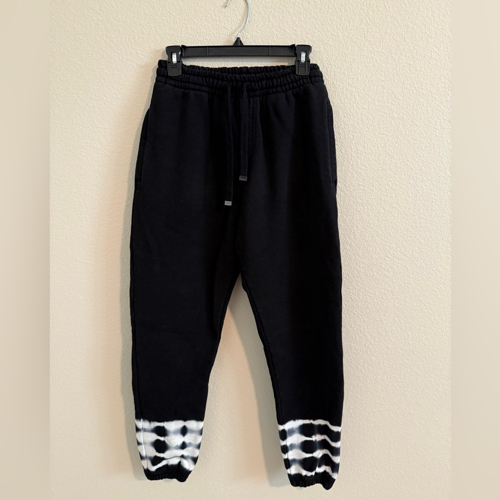 Men’s Talentless Black and White Tie-Dye Joggers